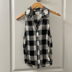AE Gingham Tank Blouse